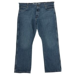 Wrangler Retro Jeans Mens 42x32 Blue Relaxed Bootcut Western Cowboy Retro Denim